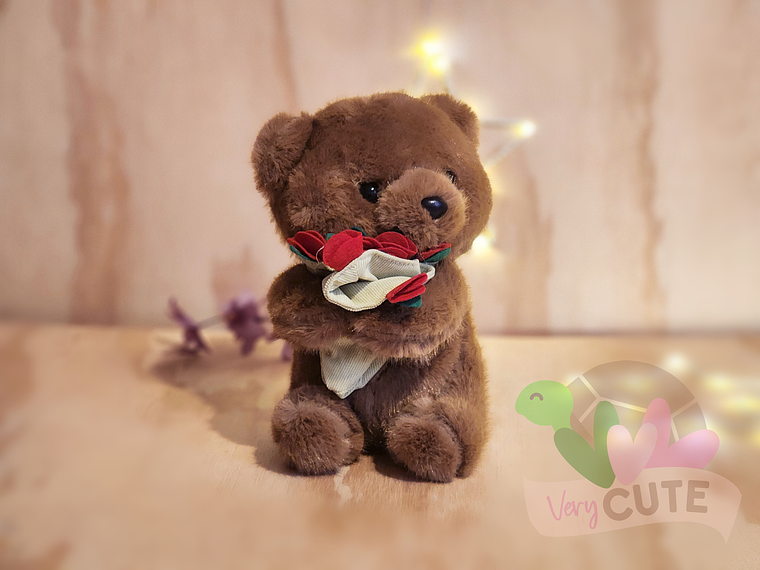 Peluche Osito con Flores 2