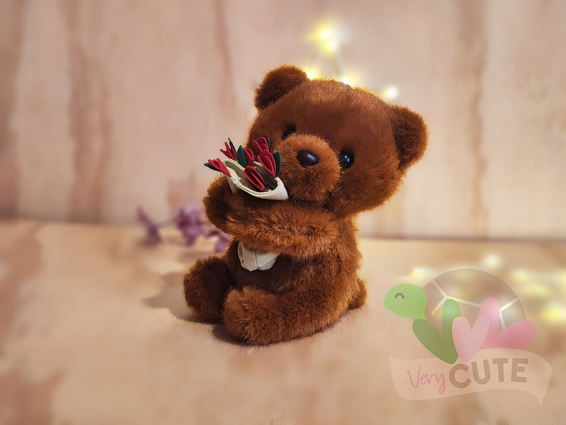 Peluche Osito con Flores 3