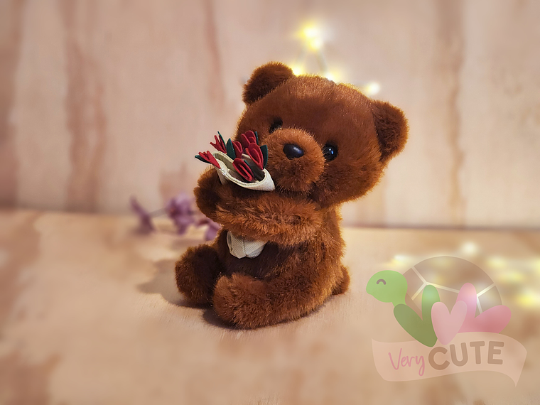 Peluche Osito con Flores 3