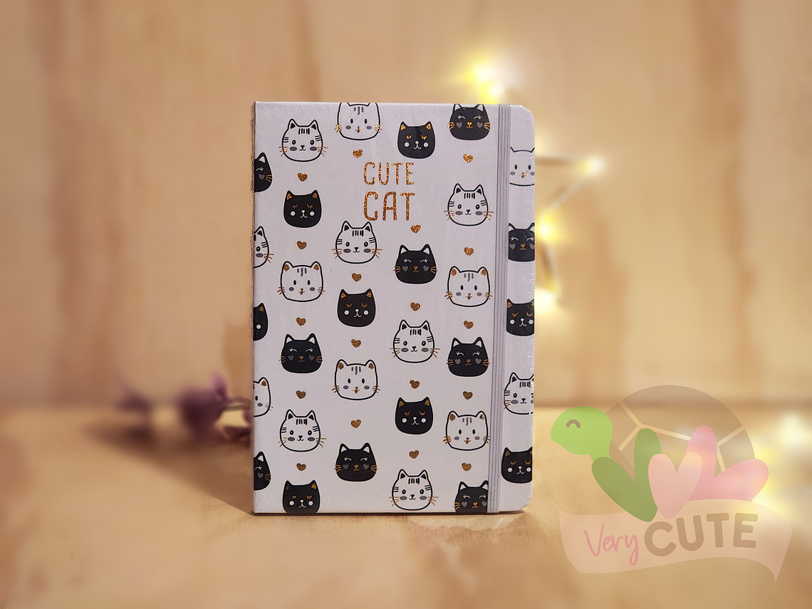 Libreta Cute Cat - Tapa Dura 3