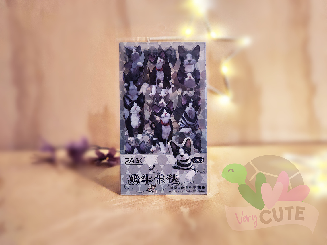 Stickers Cat Star Calls - Gatitos Aesthetic 3