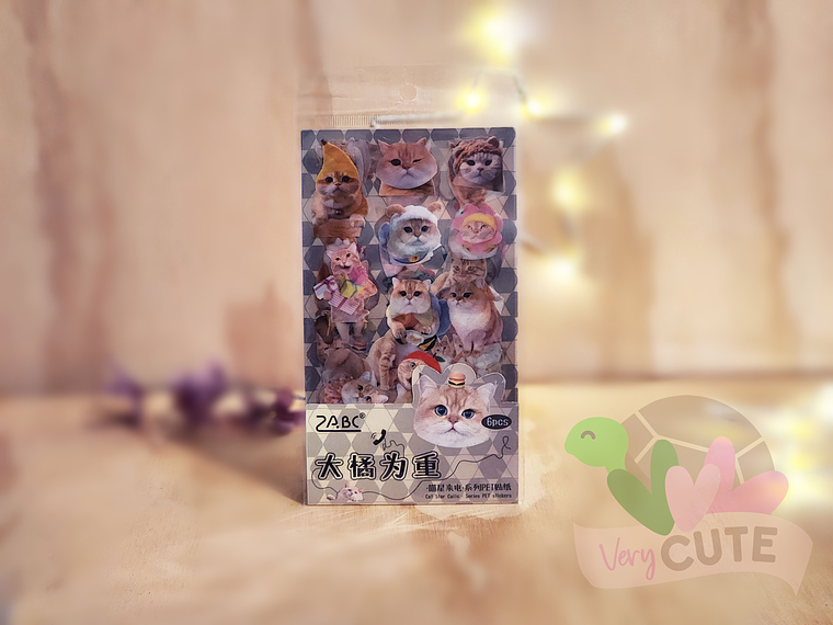 Stickers Cat Star Calls - Gatitos Aesthetic 5