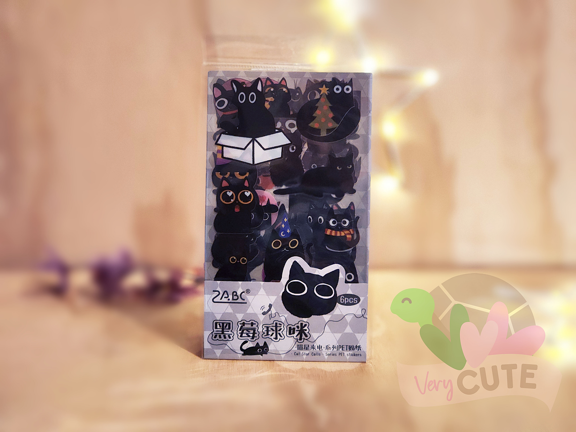 Stickers Cat Star Calls - Gatitos Aesthetic 6