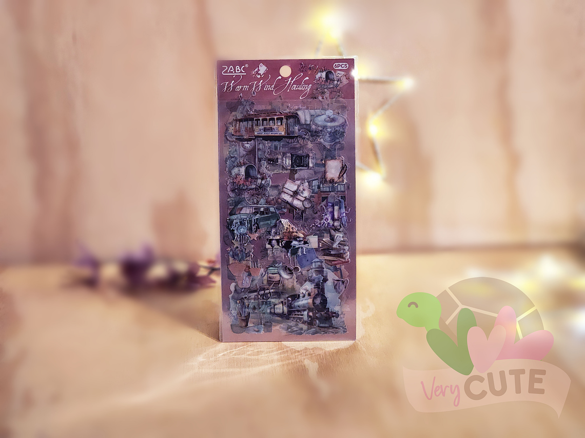 Sticker Vintage Series – Aesthetic & Retro 1