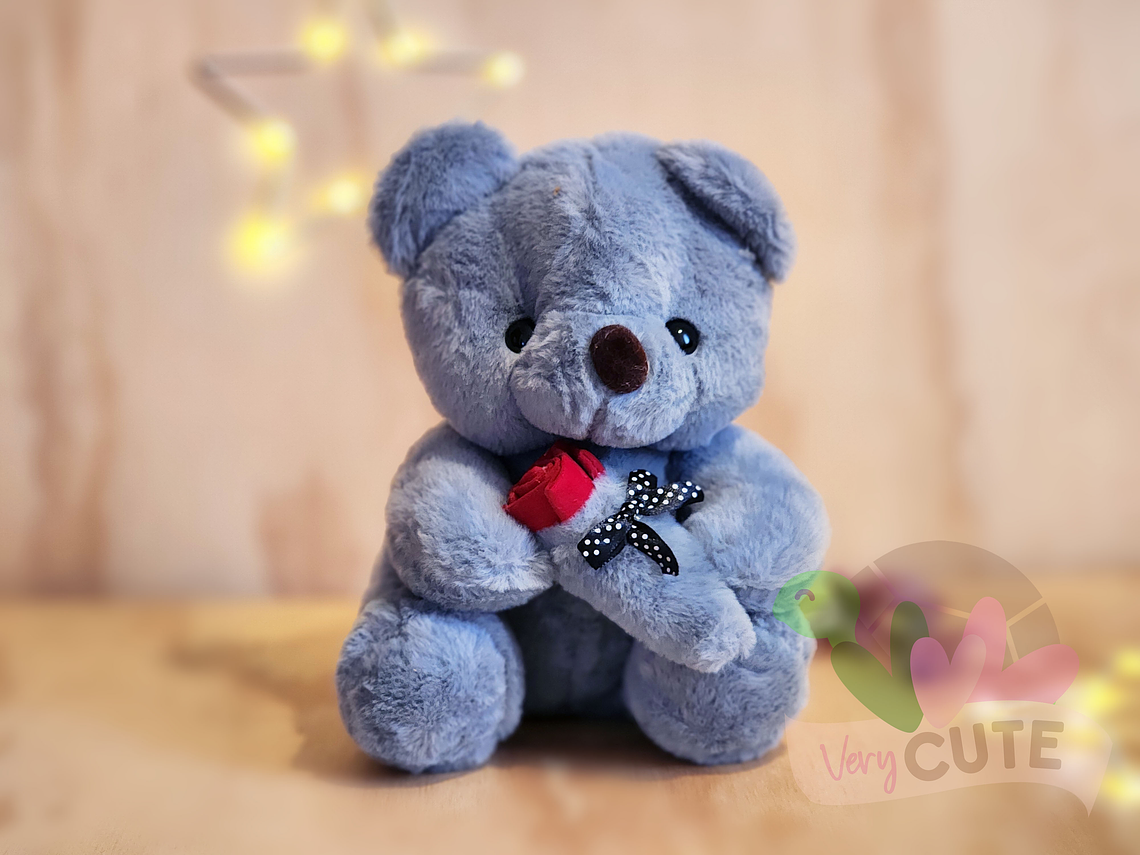 Peluche Osito con Rosa 2