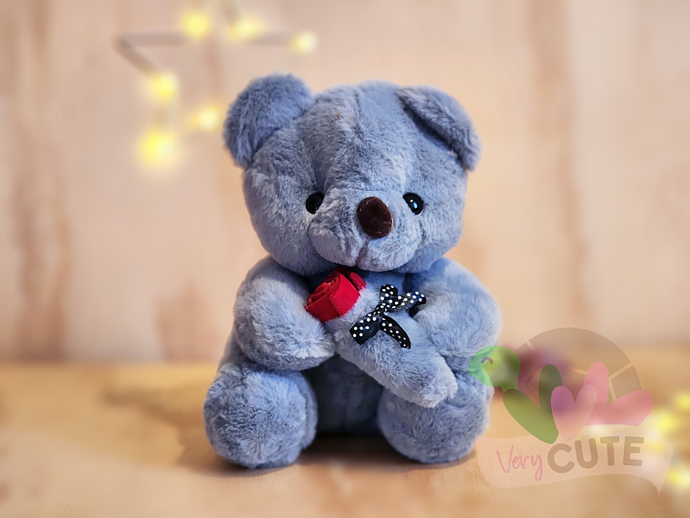 Peluche Osito con Rosa 2