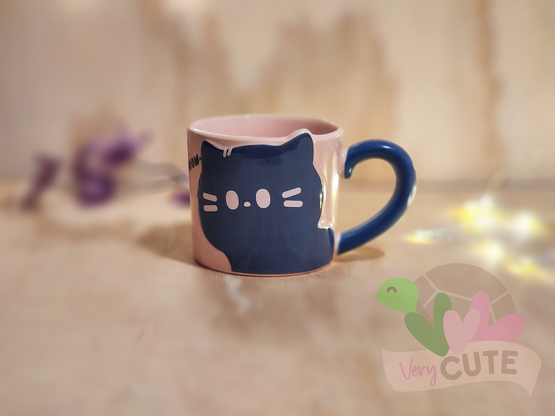 Tazón Gato Colores 2