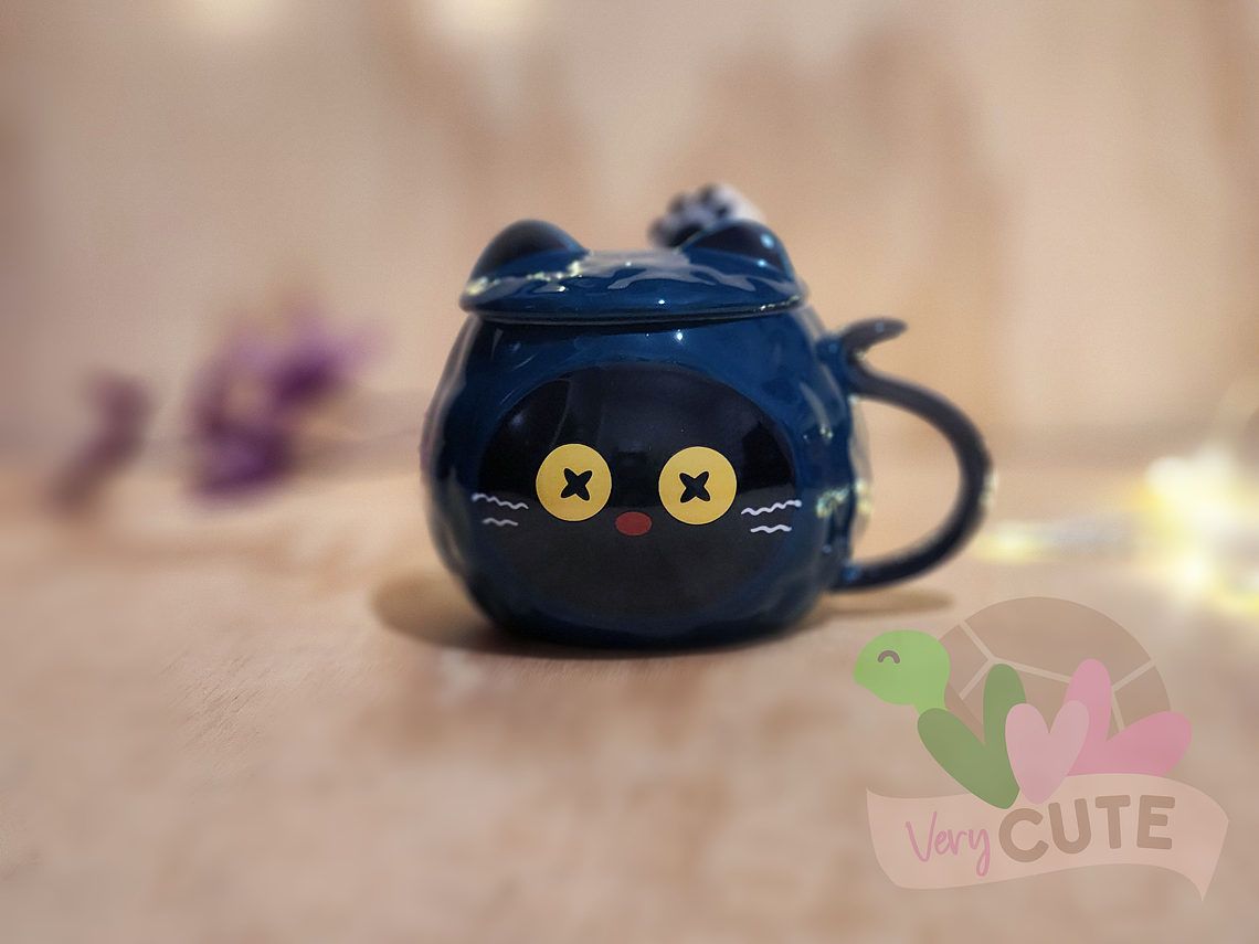 Tazón Gatito Negro - Colores 1