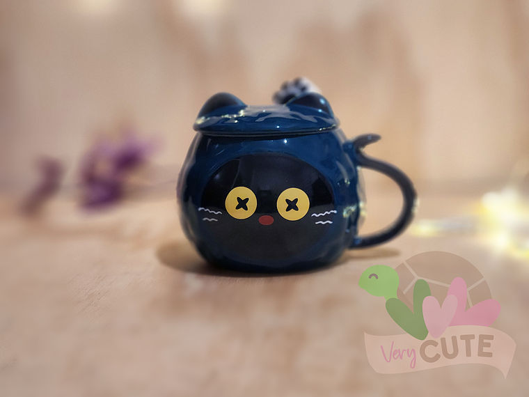 Tazón Gatito Negro - Colores 1