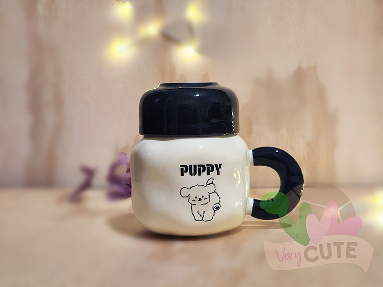Tazón Puppy Tapa Negra 1