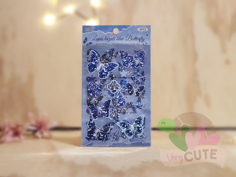 Stickers Mariposa Diamantada 4