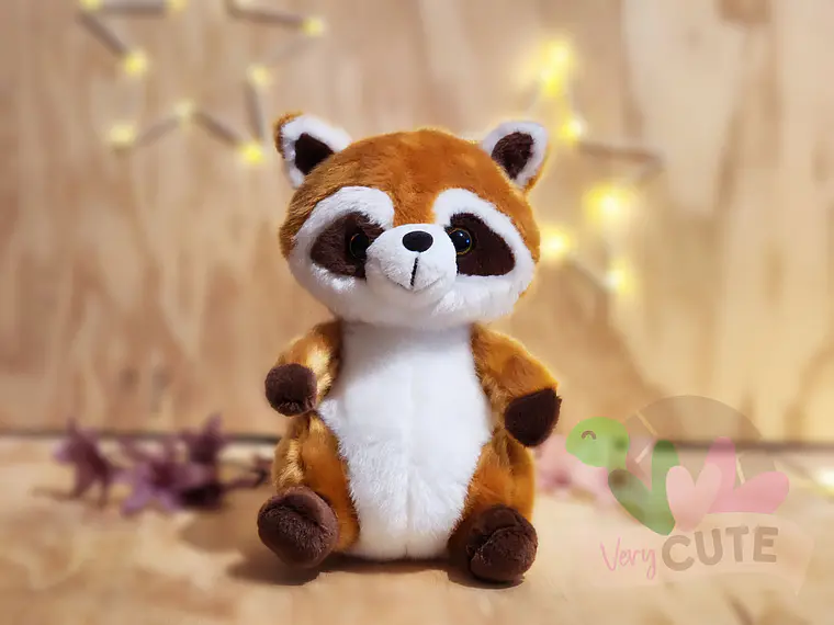 Peluche Mapache Rojo 1