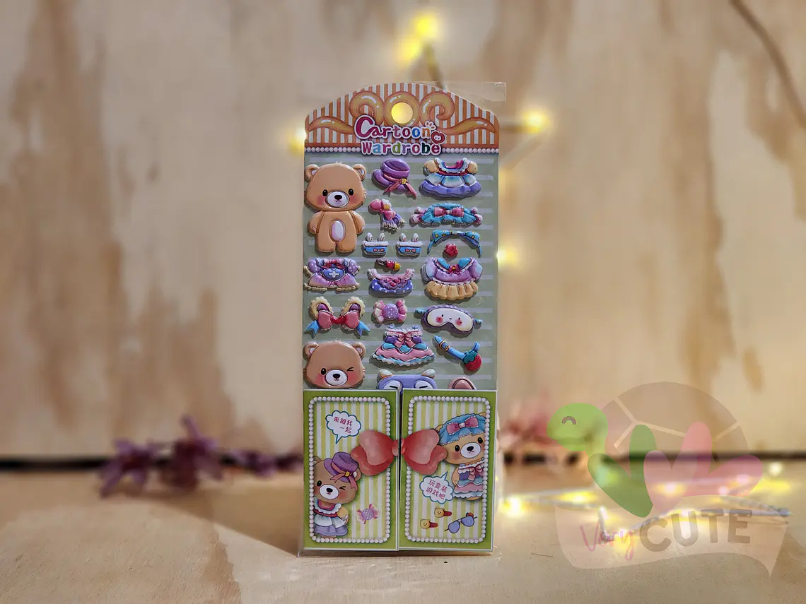 Stickers - Cartoon Wardrobe 1
