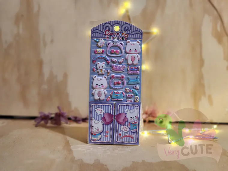 Stickers - Cartoon Wardrobe 2