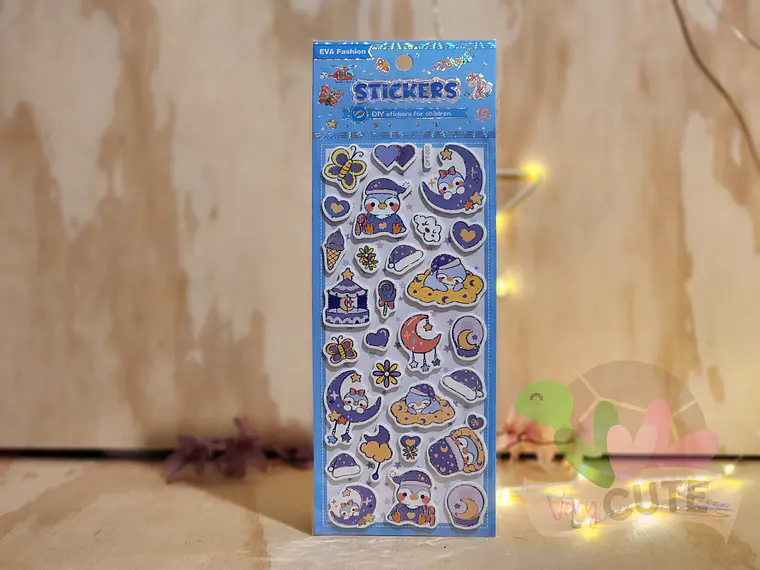 Sticker Relieve - Pingüino 1