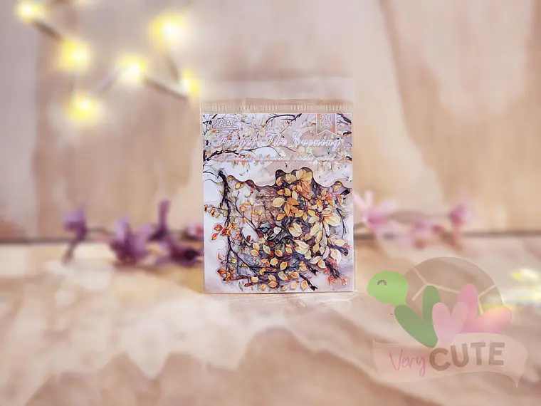 Stickers Rama de Hojitas Vintage – Deco Natural Aesthetic 6