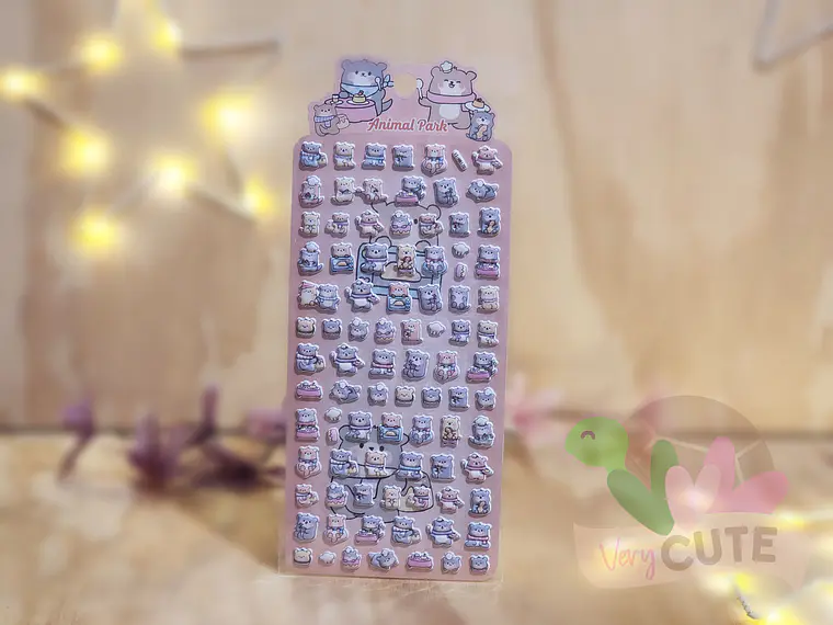 Stickers Relieve - Animal Park 1