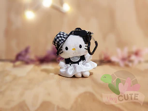 Llavero Peluche Hello Kitty con Gorrito