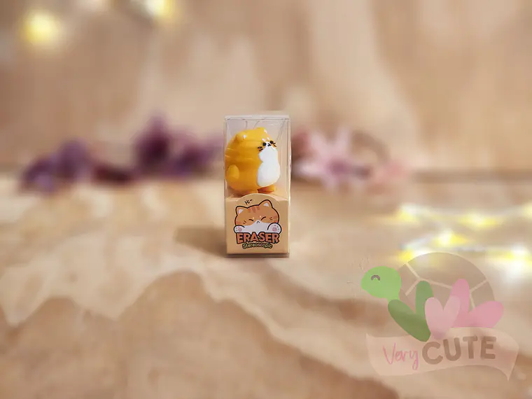 Goma de borrar 3D Gatito Redondito 2