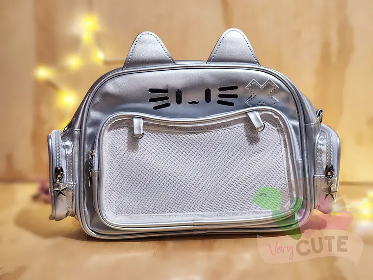 Cartera Gato Kawaii -  Simil Cuero 4