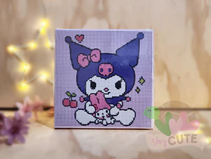 Set Pintura con Diamantes Con Marco - Kuromi