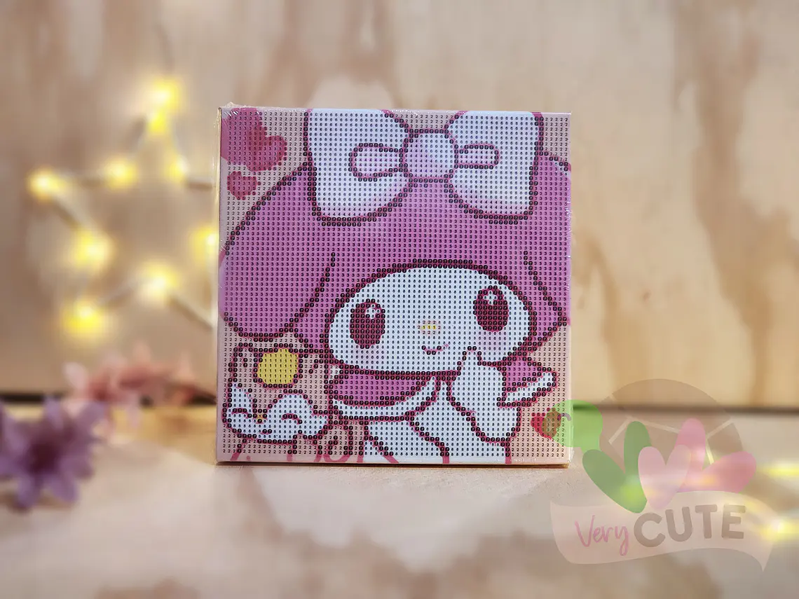 Set Pintura con Diamantes Con Marco - My Melody 1