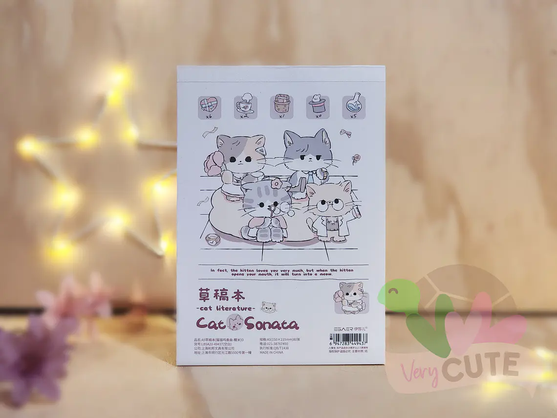 Croquera Cat Sonata 1