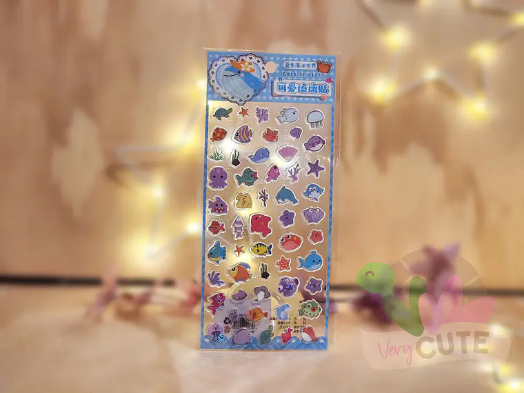 Stickers Transparentes - Cute 2
