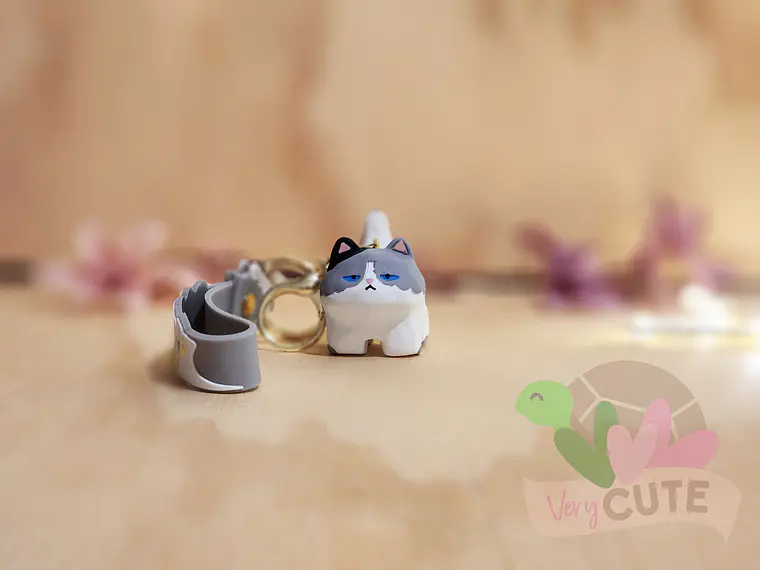 Llavero Gatito Enojado 2