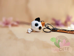 Llavero Gatito Ojos Grandes