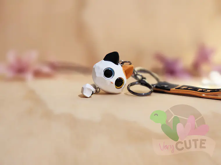 Llavero Gatito Ojos Grandes 1