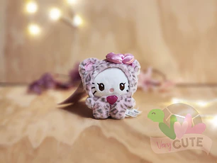 Llavero Peluche Hello Kitty - Animal Print