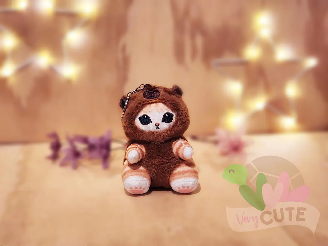  Llavero Peluche Gato Mofusand Capuchas 5