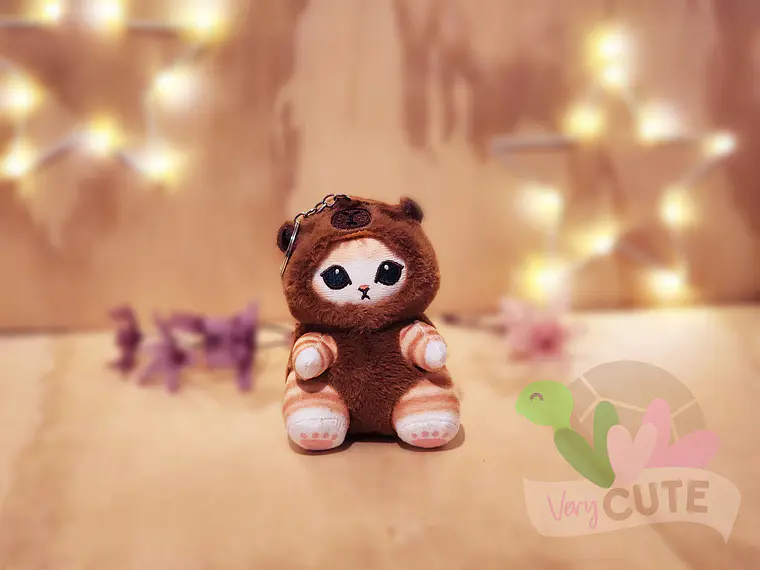  Llavero Peluche Gato Mofusand Capuchas 5