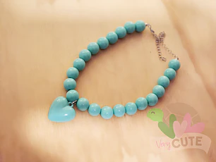 Collar Chicle Corazon - Colores
