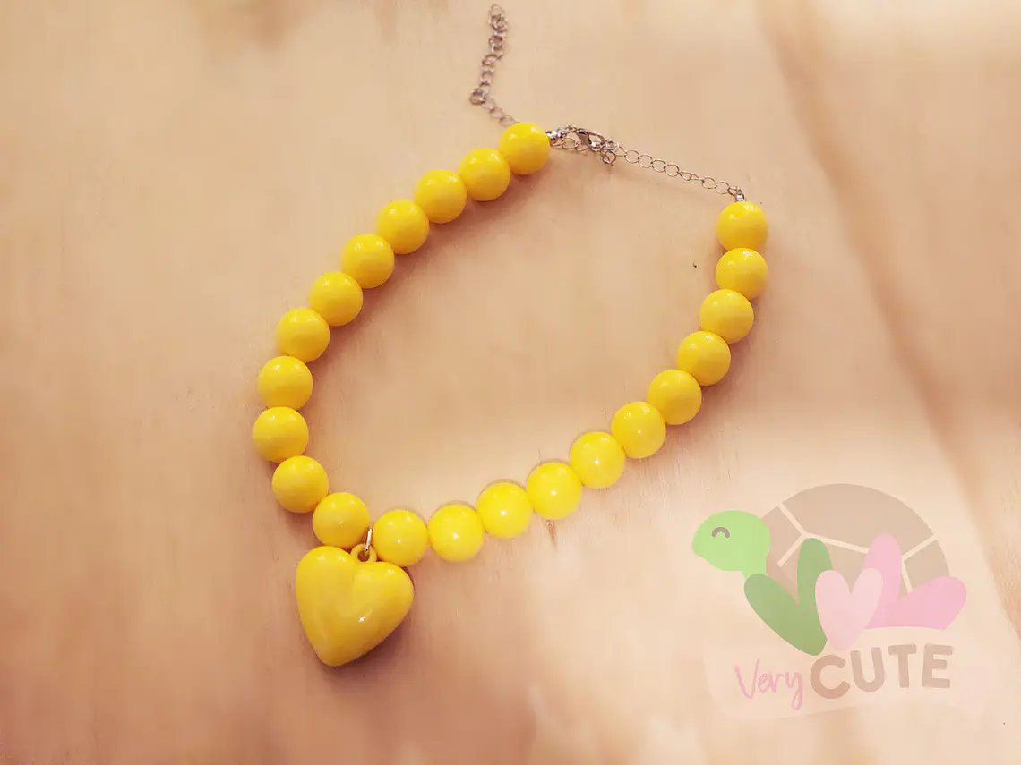 Collar Chicle Corazon - Colores 2