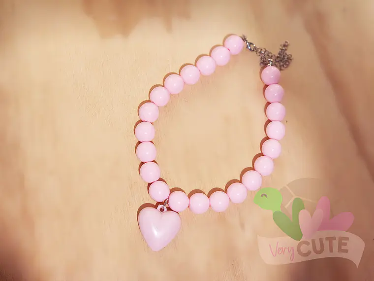 Collar Chicle Corazon - Colores 4