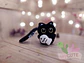 Llavero Peluche Gatito Ojos Grandes - Miniatura 2