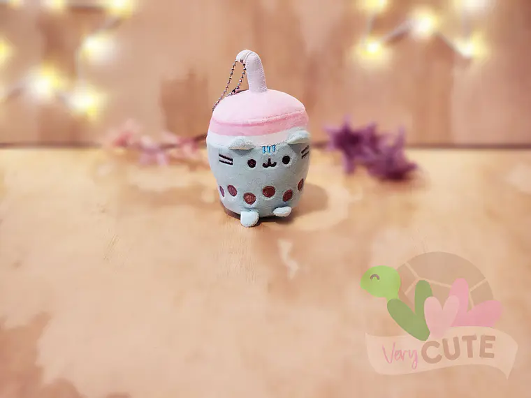 Llavero Peluche Pusheen – Bubble Tea 1