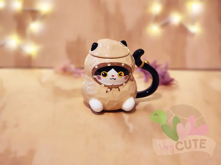 Tazón Gatito Maní – Con Tapita 1