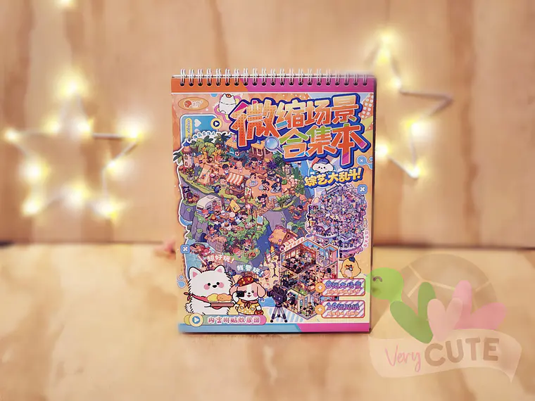 Libro de Stickers Kawaii – Crea tus Propios Escenarios 1