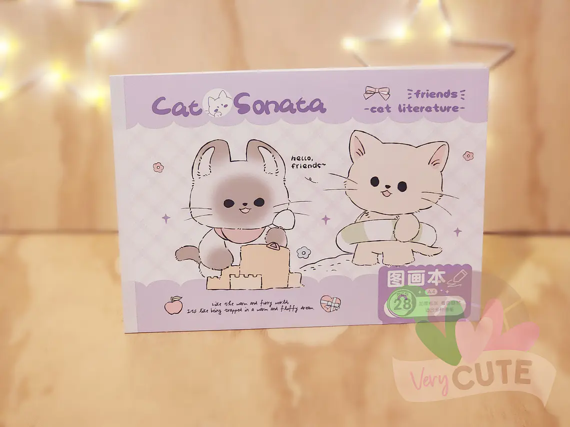 Block Dibujo - Cat Sonata 1