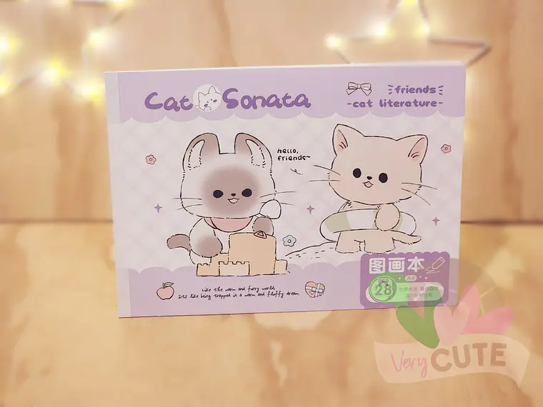 Block Dibujo - Cat Sonata 1