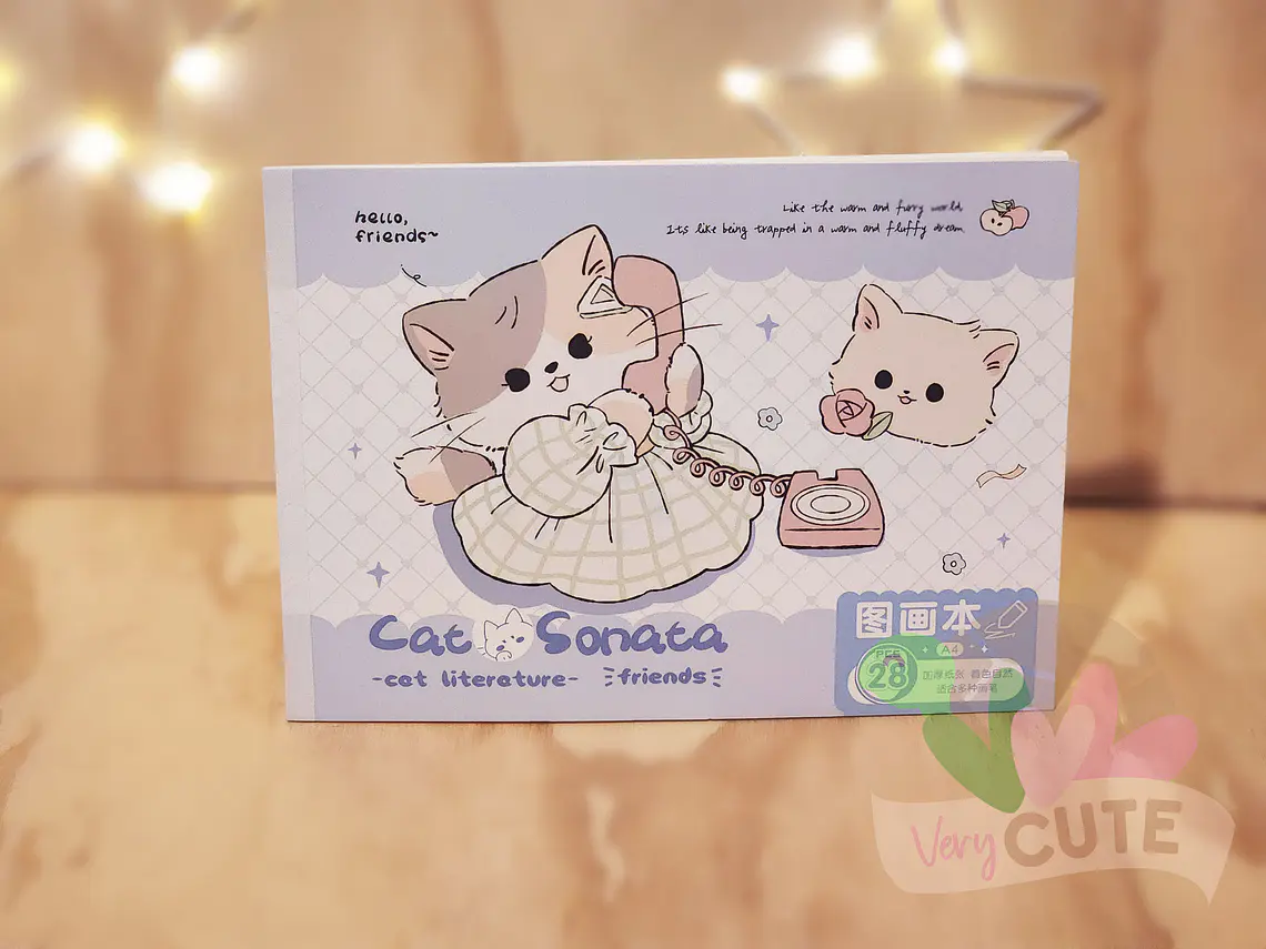 Block Dibujo - Cat Sonata 3