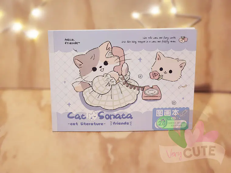 Block Dibujo - Cat Sonata 3