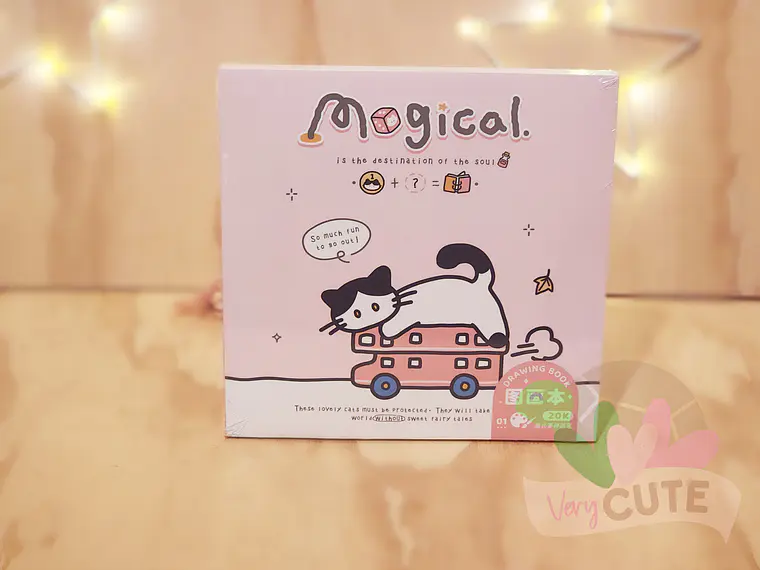 Croquera Cuadrada - Magical Kitten 1