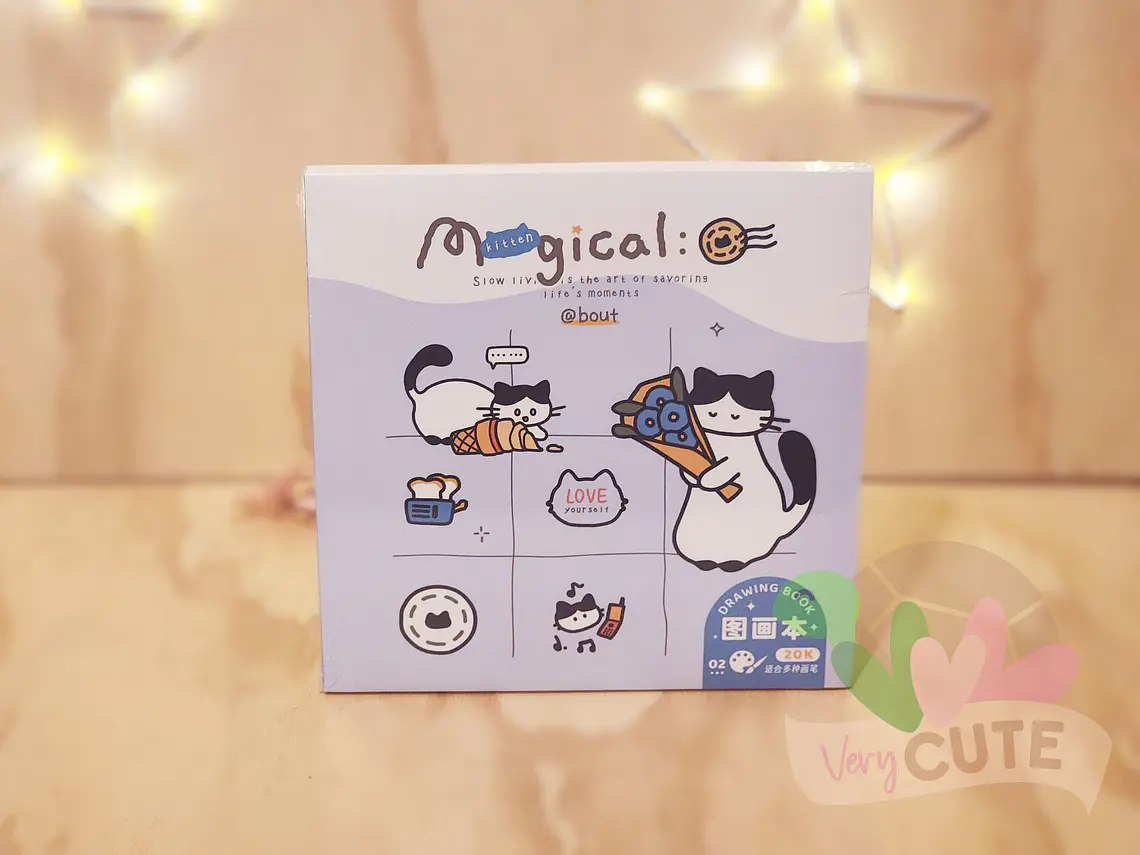 Croquera Cuadrada - Magical Kitten 2