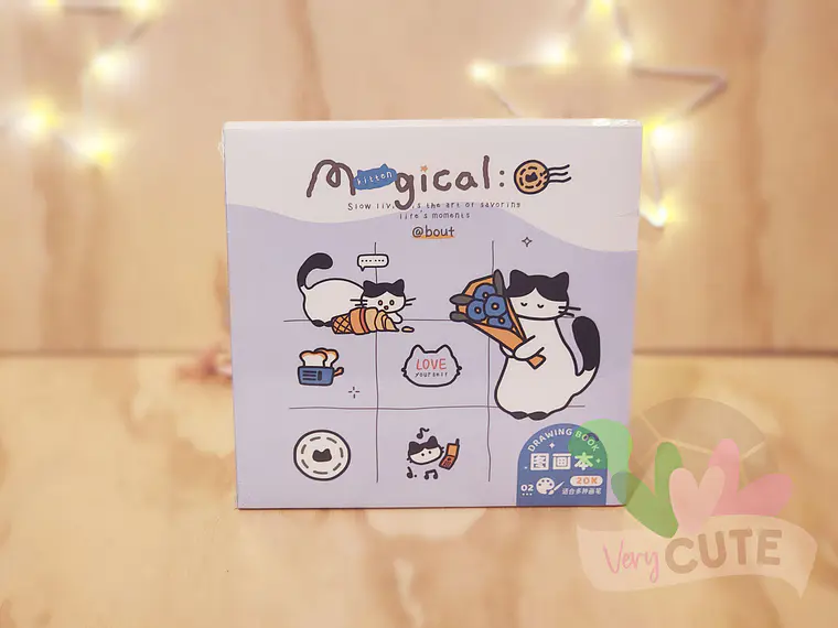 Croquera Cuadrada - Magical Kitten 2