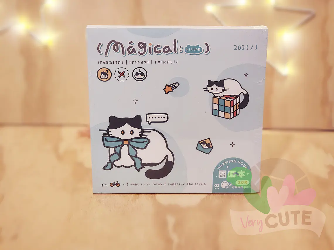 Croquera Cuadrada - Magical Kitten 3