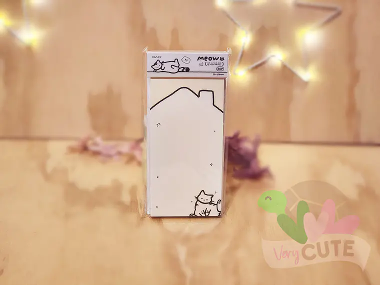 Block Notas - Meow - Tamaños 3